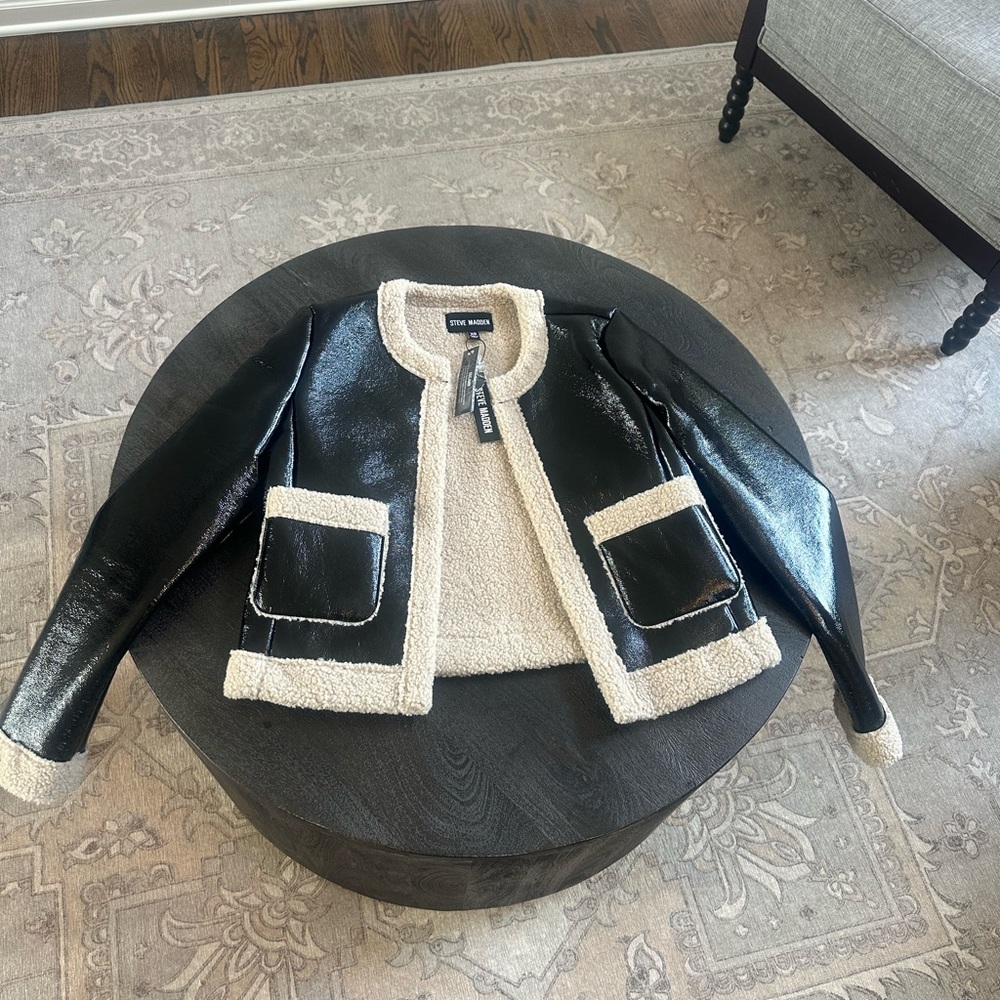 Black and Cream Women's Jacket